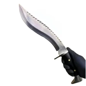 Kukri-Messer mit Drachenschuppenmuster, einteiliges Kukri-Messer aus A8-Legierungsstahl