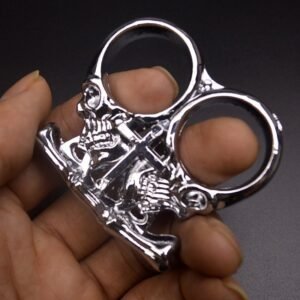 Thickened white bone two-finger tiger anti-wolf two-finger,schlagring